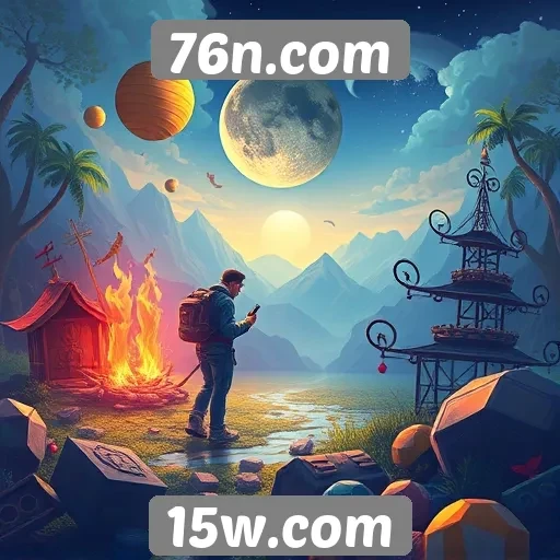 Visão geral do portfólio de jogos em 76n.com